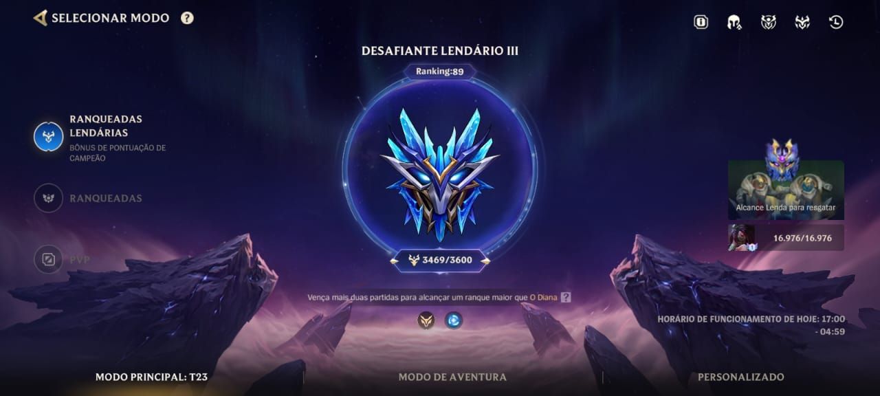 Conta Raríssima - Top 1 Akali do Servidor/ Elo atual Monarca