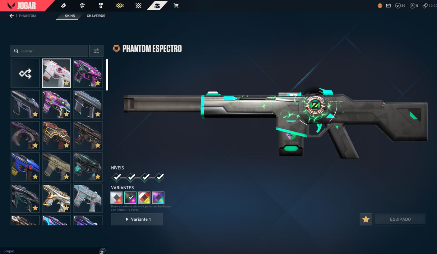 Conta Valorant peak: ASC3 5.5K gastos