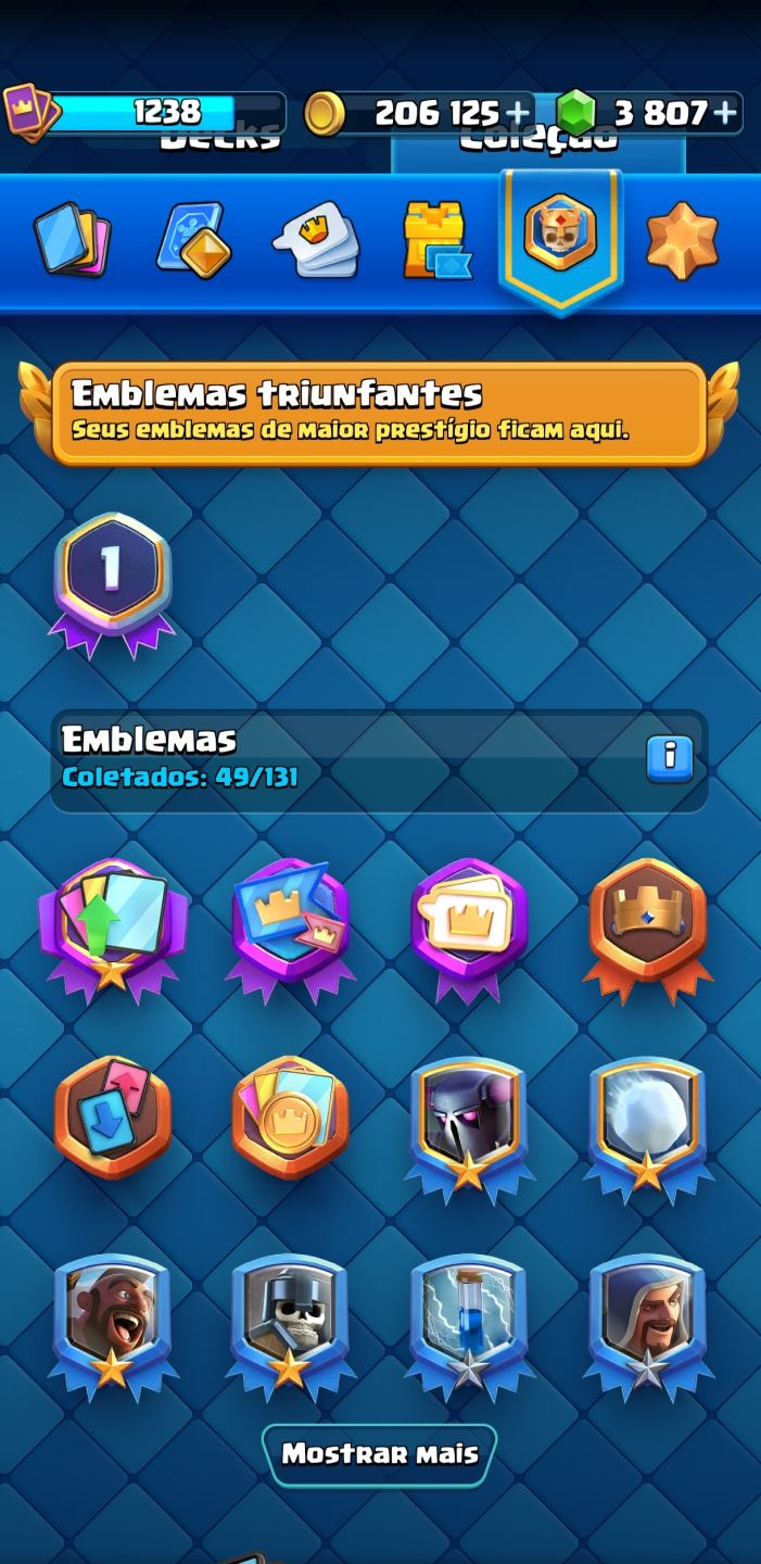CONTA TOP CLASH ROYALE!