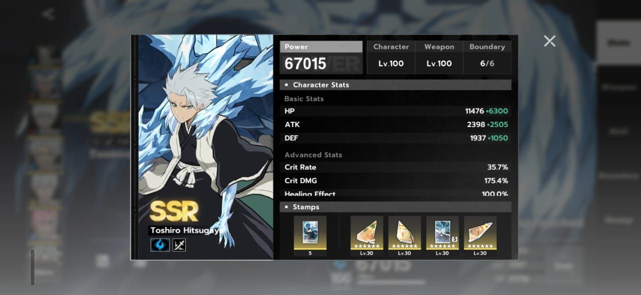 Conta Full Whale Bleach Soul Resonance, todos personagens b6