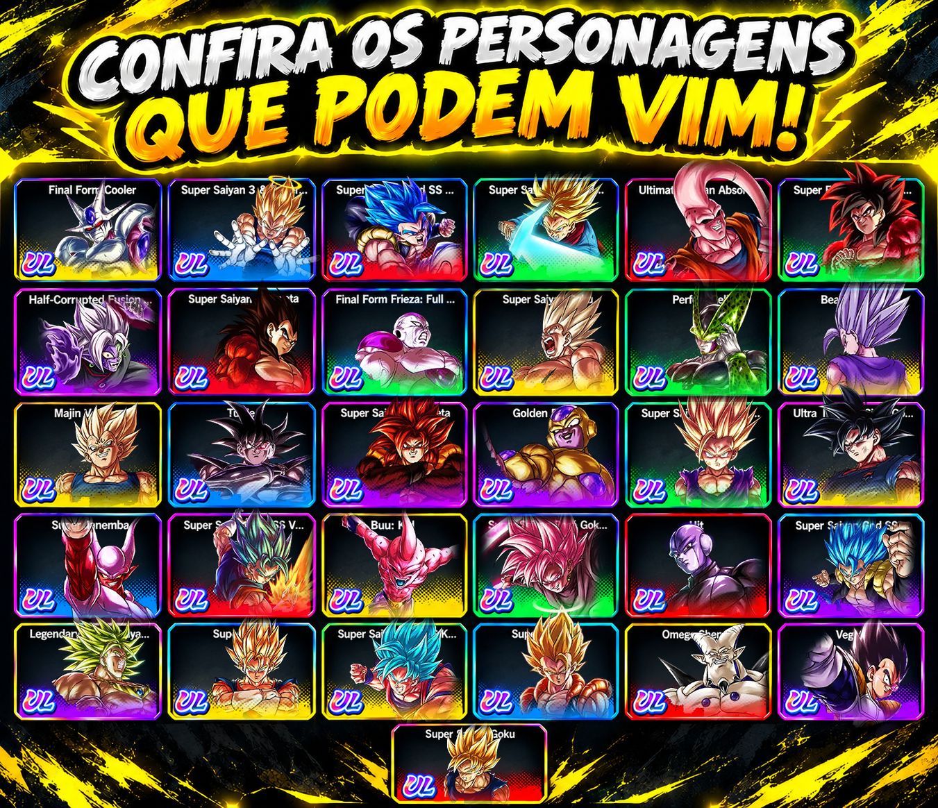 NOVO LR PROMOÇÃO DRAGON BALL LEGENDS | ULTRAS LR 50K-300KCC IOS/ANDROID SALDÃO