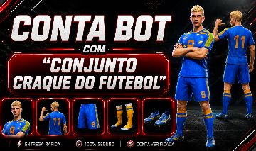 CONTA BOT FREE FIRE+CONJUNTO CRAQUE DO FUTEBOL
