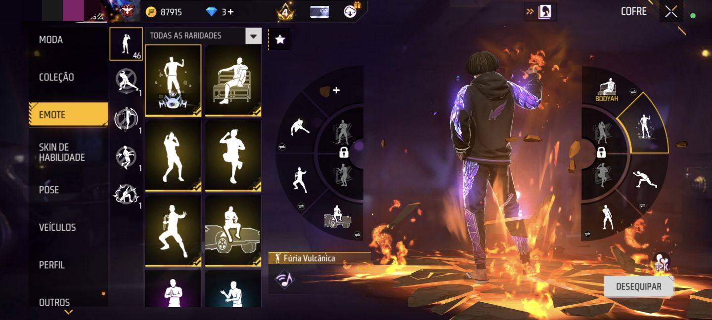 Conta de Free Fire (Angelical)