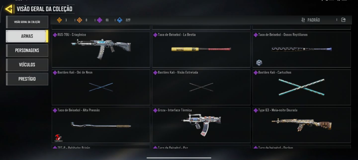 Conta de CALL OF DUTY (MOBILE) ANTIGAAAAAA!!!!!