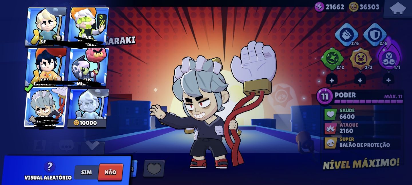 CONTA BRAWL STARS TOP 73K COM VÁRIAS SKINS LIMITADAS