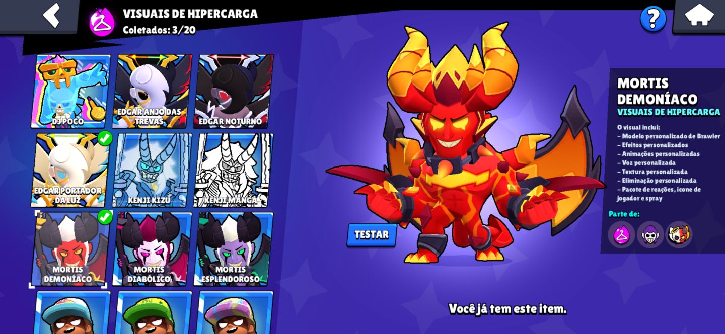 CONTA DE BRAWL STARS 30K+ TROFÉUS FULL ACESSO