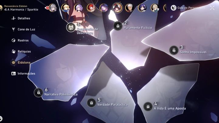 Conta Star Rail End Game com Varios T5