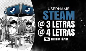 CONTA STEAM | USER 3 LETRAS, 4 LETRAS (USERNAMES: 3L, 4L, PALAVRAS)