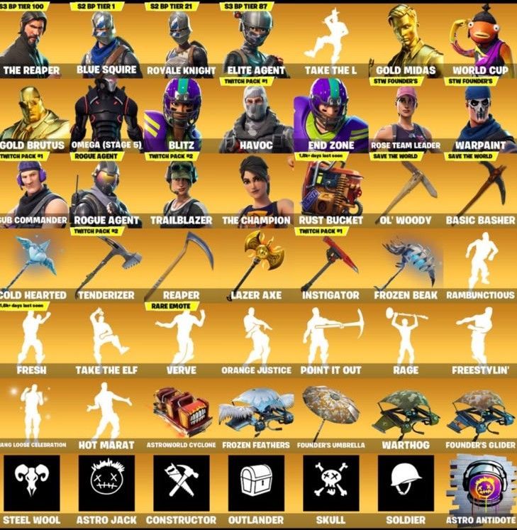[PS4, XBOX, PC, TUDO] FORTNITE SEASON 2 (527 SKINS)