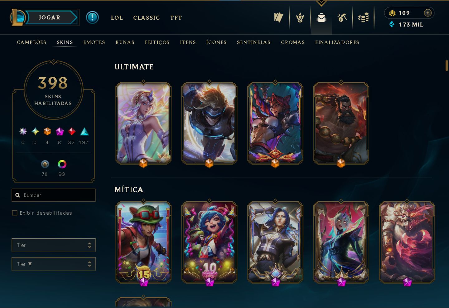 Conta Level 908 | 398 skins | Full champs | 100% Segura | Full Acesso