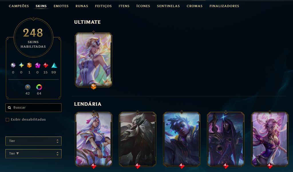Conta de League of Legends
