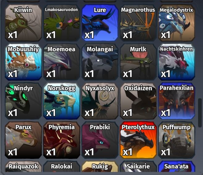 Creatures of Sonaria loja de especies e outros com brindes ! ( Preço chefe )