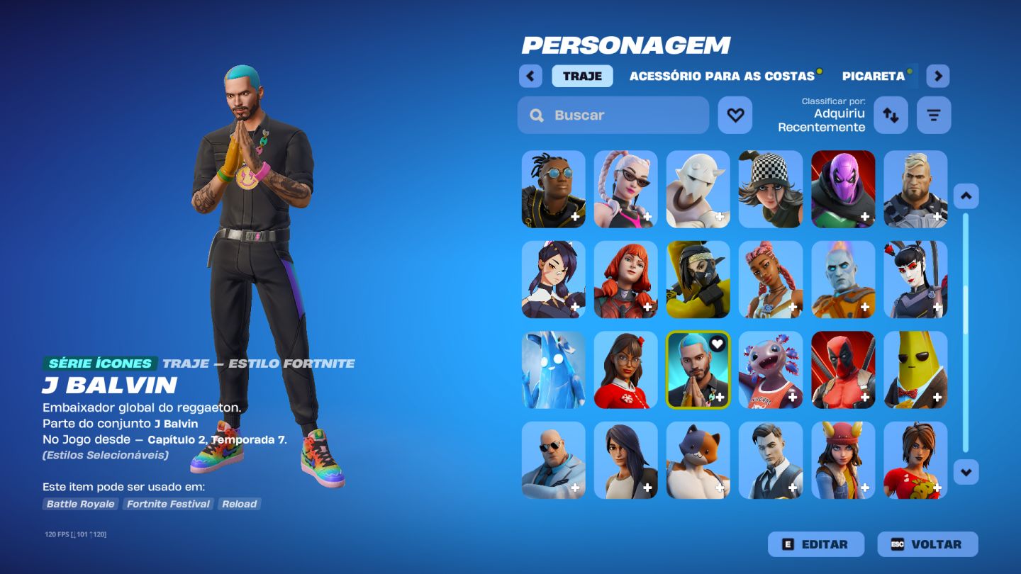 Conta Fortnite OG - criador da conta, pois não jogo mais.