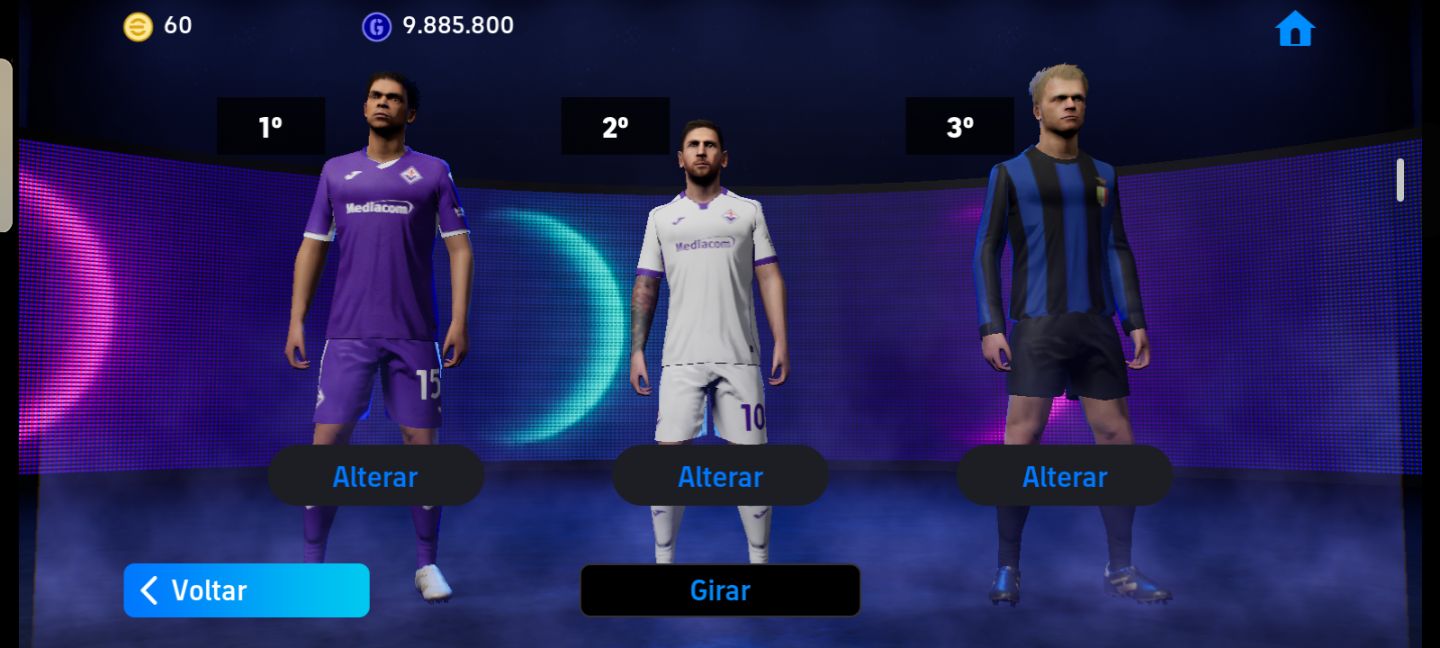CONTA EFOOTBALL COM ÉPICOS E TÉCNICO