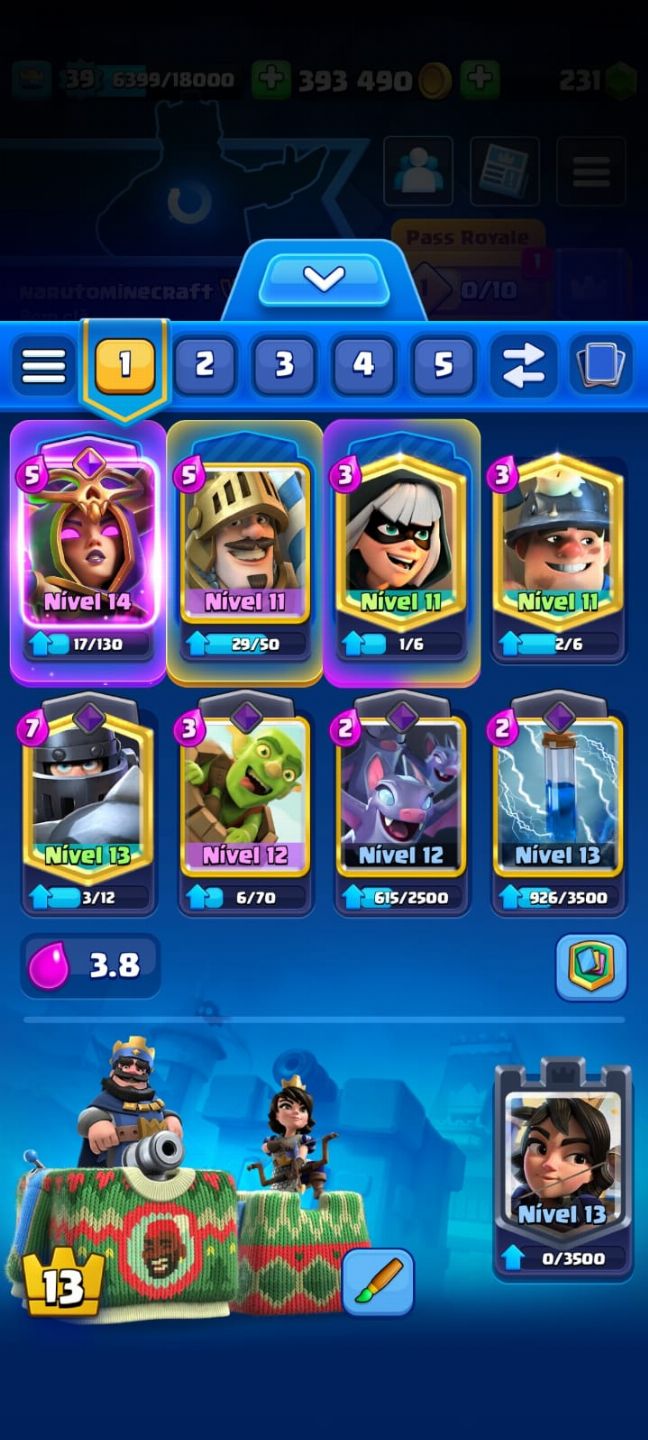 CONTA CLASH OF CLANS CV 17 + CLASH ROYALE