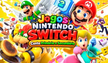 (Promoção) Várias Contas Secundárias - Nintendo Switch 1 e 2 - Mensalmente
