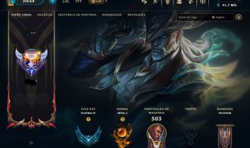CONTA LOL COM 146 SKINS, 7 MÍTICAS E COM 60 ESSENCIAS E SKIN RARA DO LUCIAN