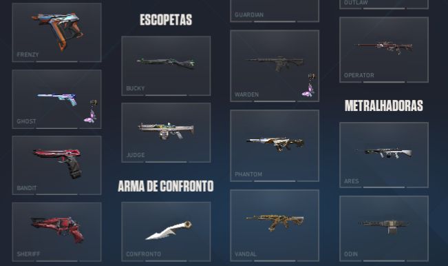 CONTA VALORANT COM PACOTE CHAMPIONS 2026, VANDAL, PHANTON, OP E SPECTRE