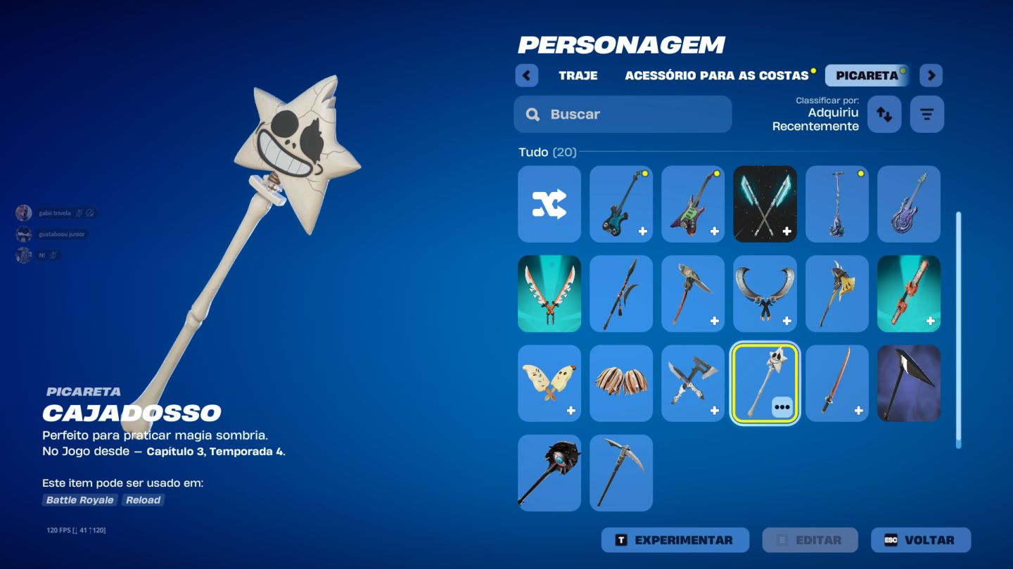 CONTA DE FORTNITE COM EMINEM, LEWIS HAMILTON ETC.