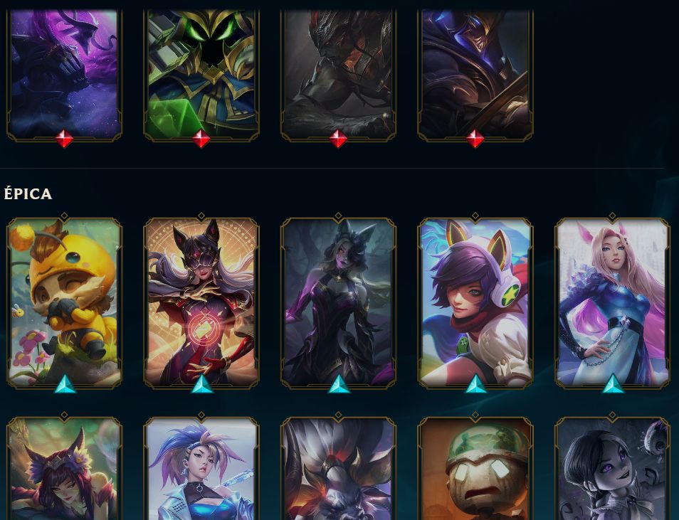 [Full Acesso] Conta unranked - lvl 947 - 296 skins