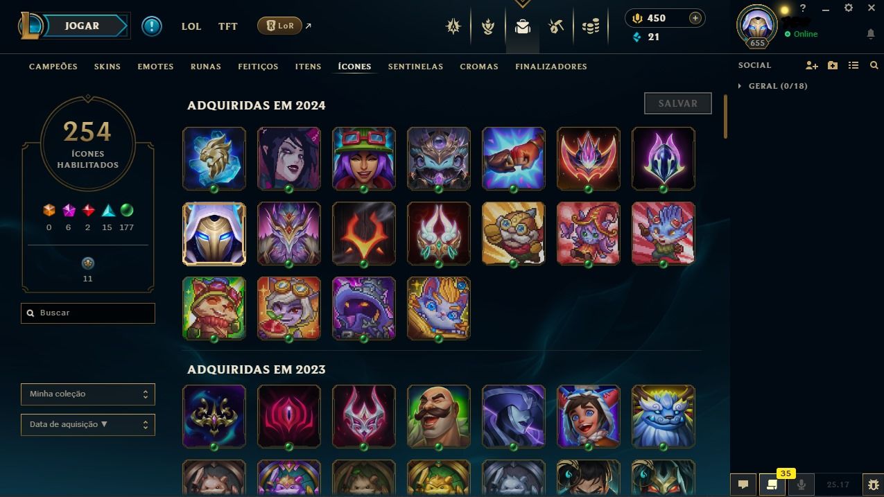 Conta Riot Games | LOL + VALORANT | 200+ SKINS LOL | VALORANT RGX SUBLIME GAIA++