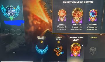 Conta Lol NFA- mais de 100 skins, mais de 100 champ e 102 chaves.