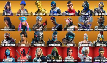 Conta fortnite 140+ skins, cap 1 temporada 3