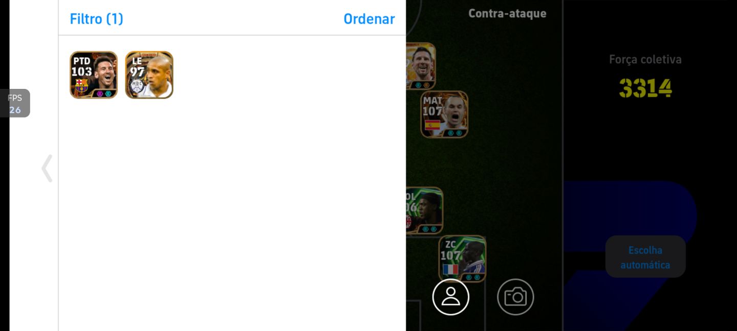Conta efootball para competitivo e rara