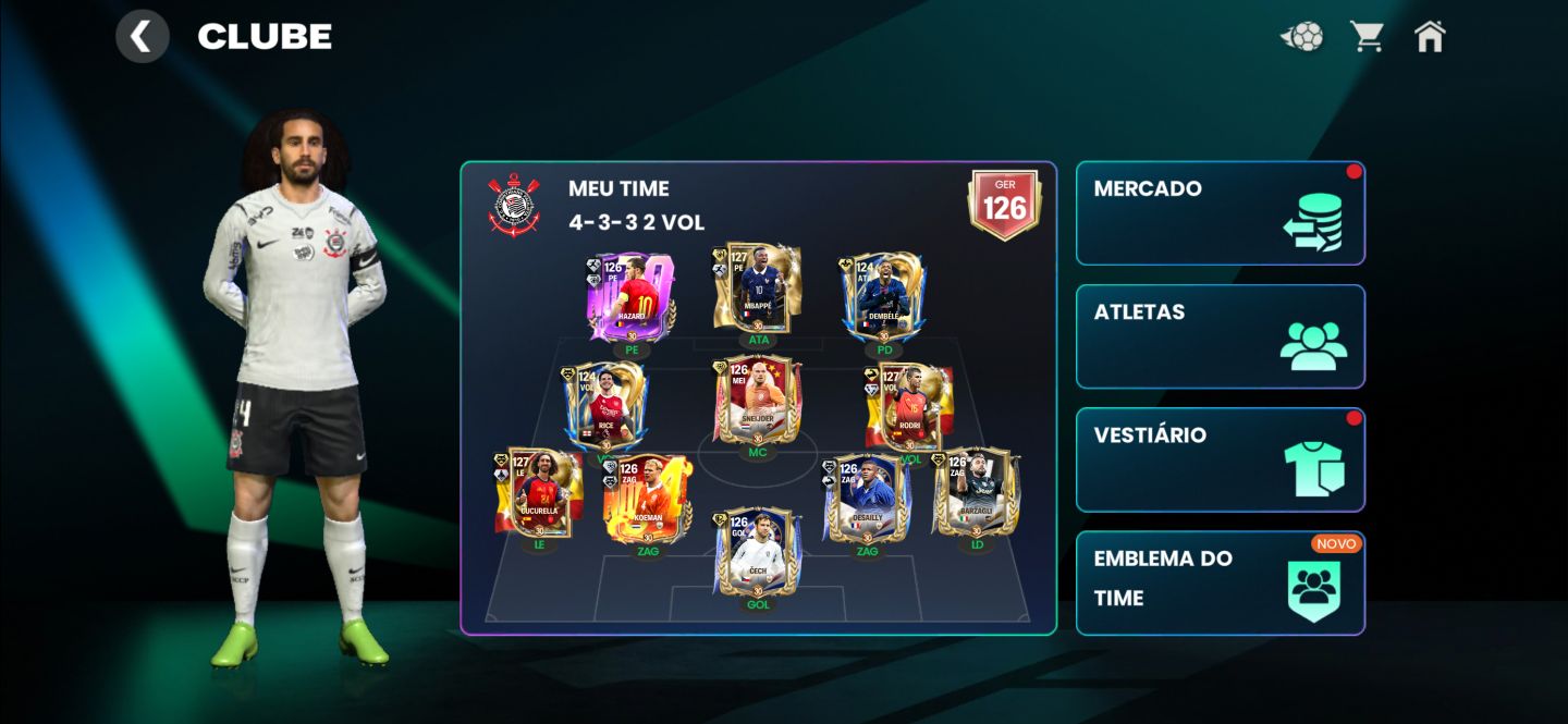 Conta Mbappé 127 meta