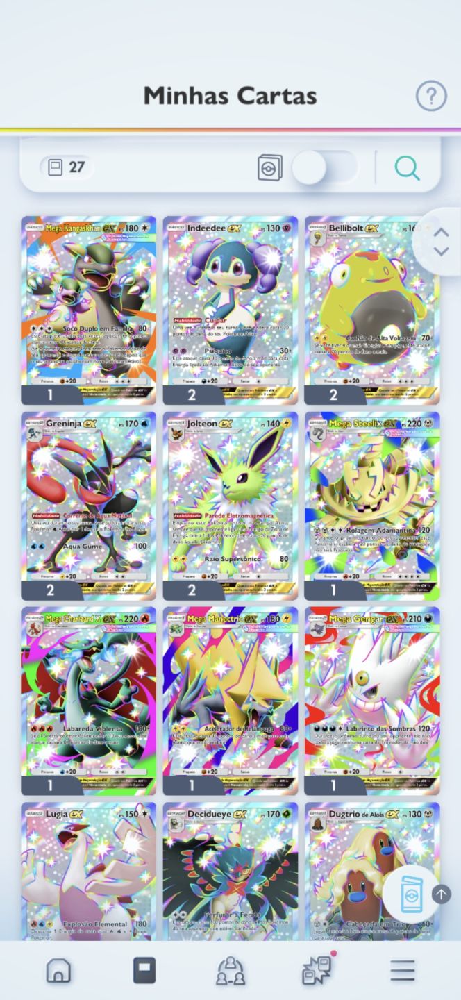 CONTA PREMIUM DE POKÉMON TCG POCKET - NÍVEL 58