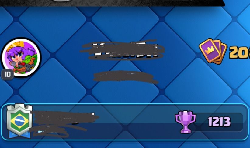 Conta de Clash Royale Upada