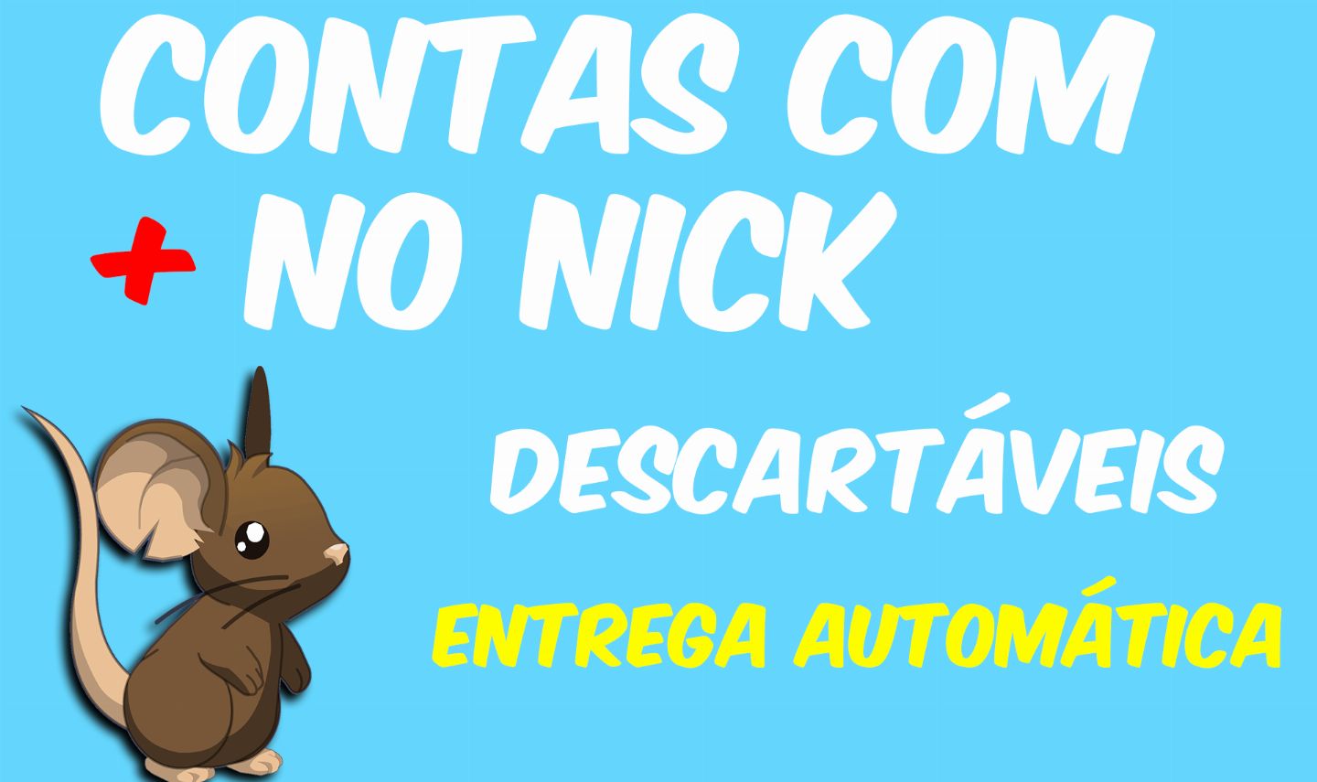 Contas Transformice Descartáveis com + no nick (entrega automática)