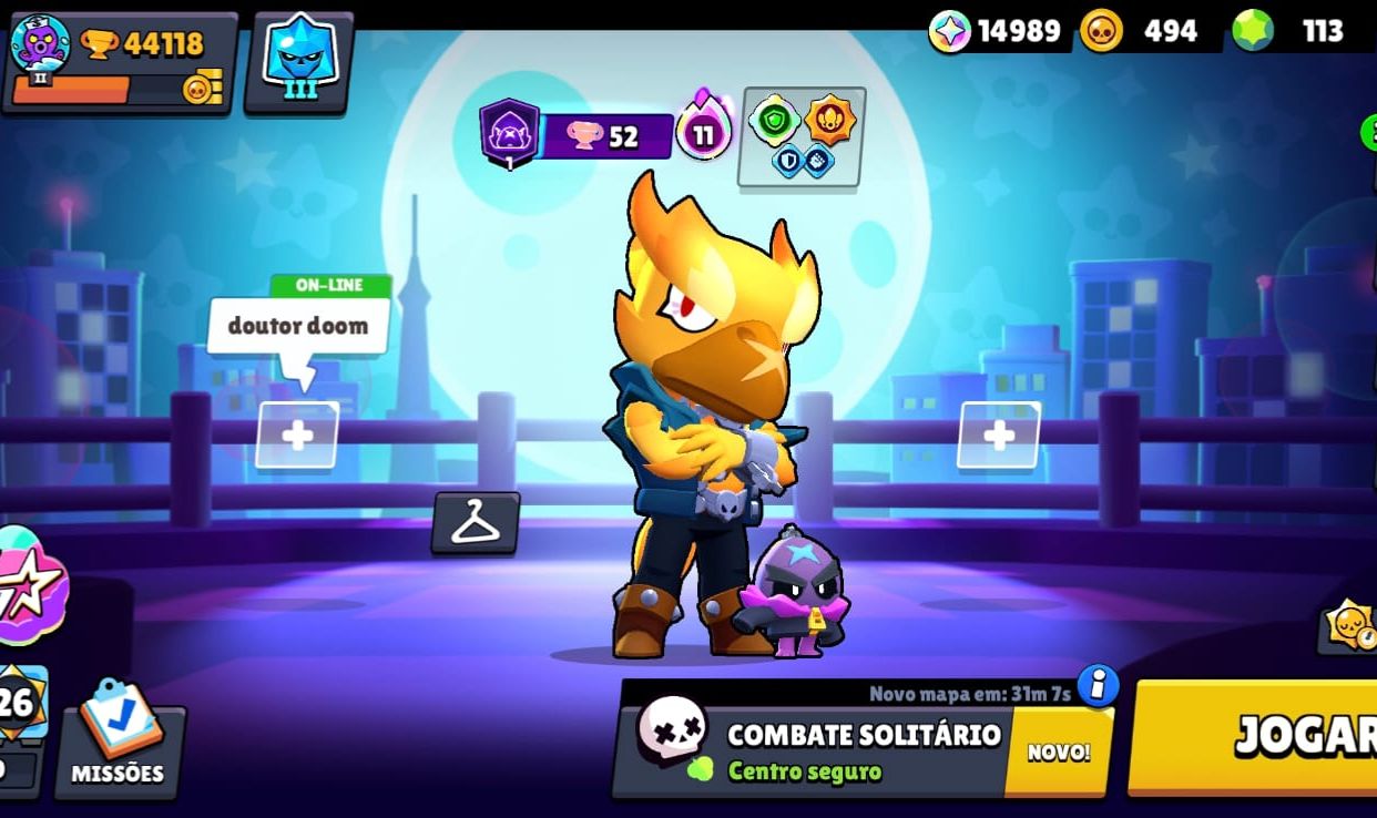 CONTA BRAWS STARS MAIS DE R$2000 GASTOS + DE 250 SKINS + 44K TROFÉUS