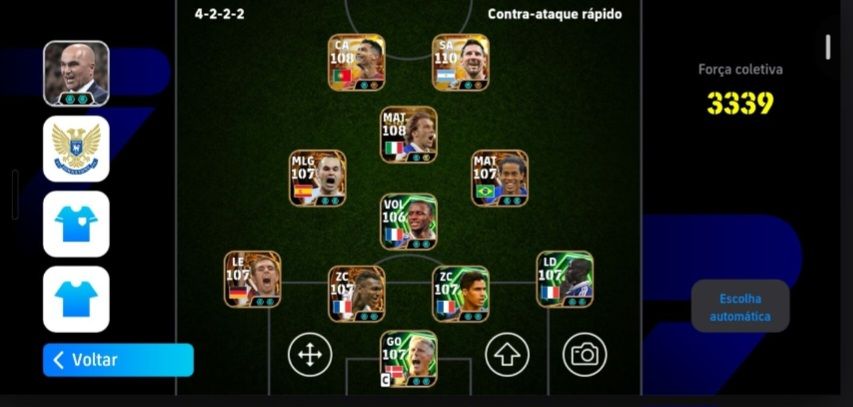 Conta efootball dos sonhos ! Time full