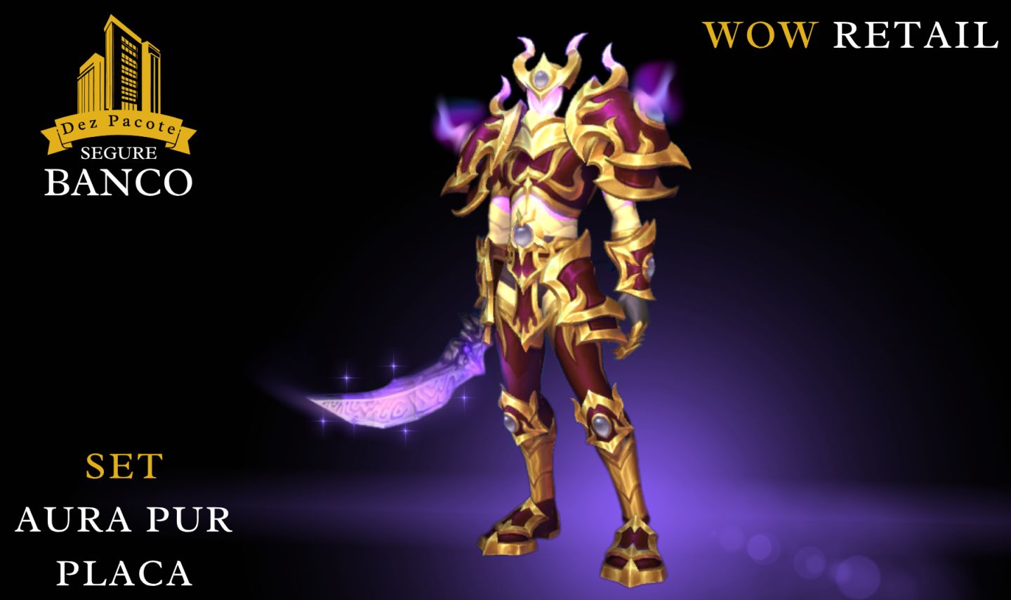 World of Warcraft - (Skins Transmogs) Armaduras - WoW RETAIL