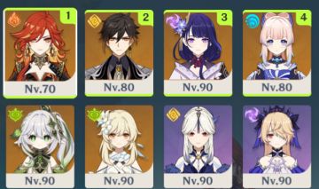 Conta Genshin AR 56 Quase Todos OS Arcontes