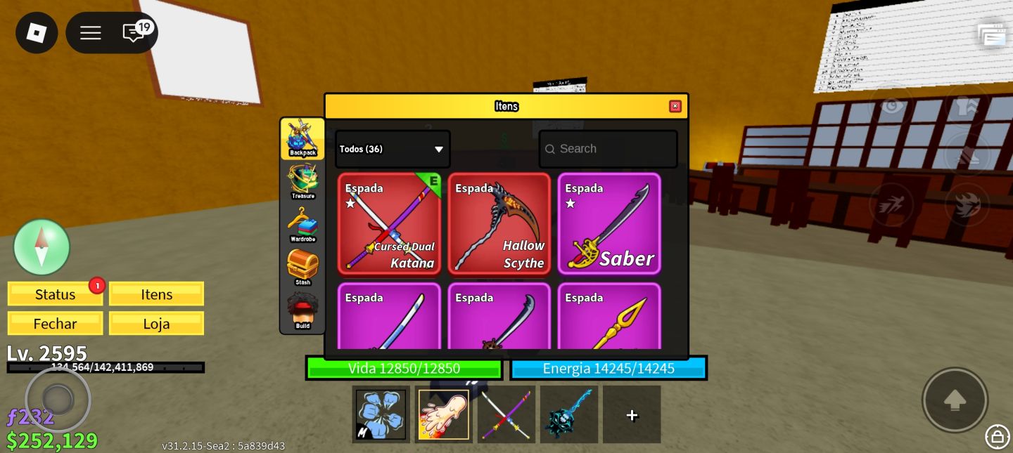 !CONTA DE 200 POR 108R$! CONTA DE BLOX FRUITS E OUTROS JOGOS!!!