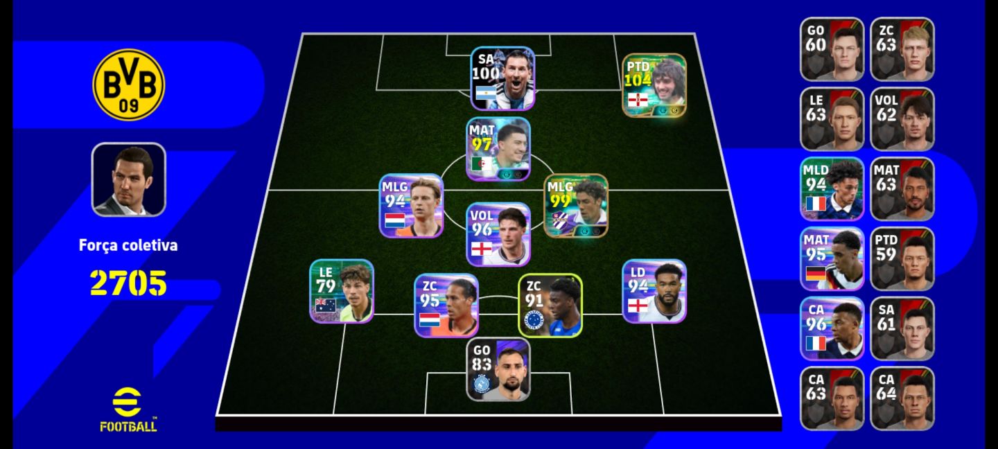 Conta iniciante efootball - yaya toure + forlan