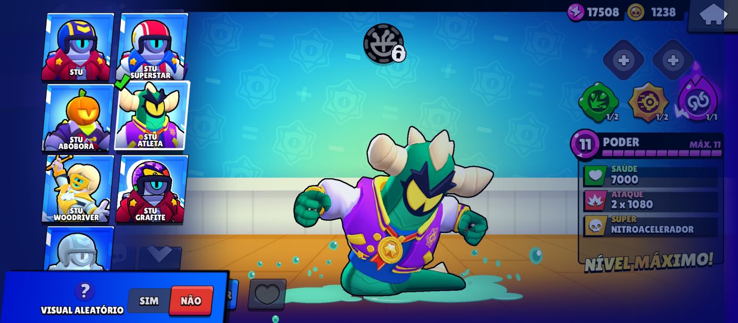 CONTA BRAWL STARS 6.2K TROFÉUS | 62 BRAWLERS | PODER 11