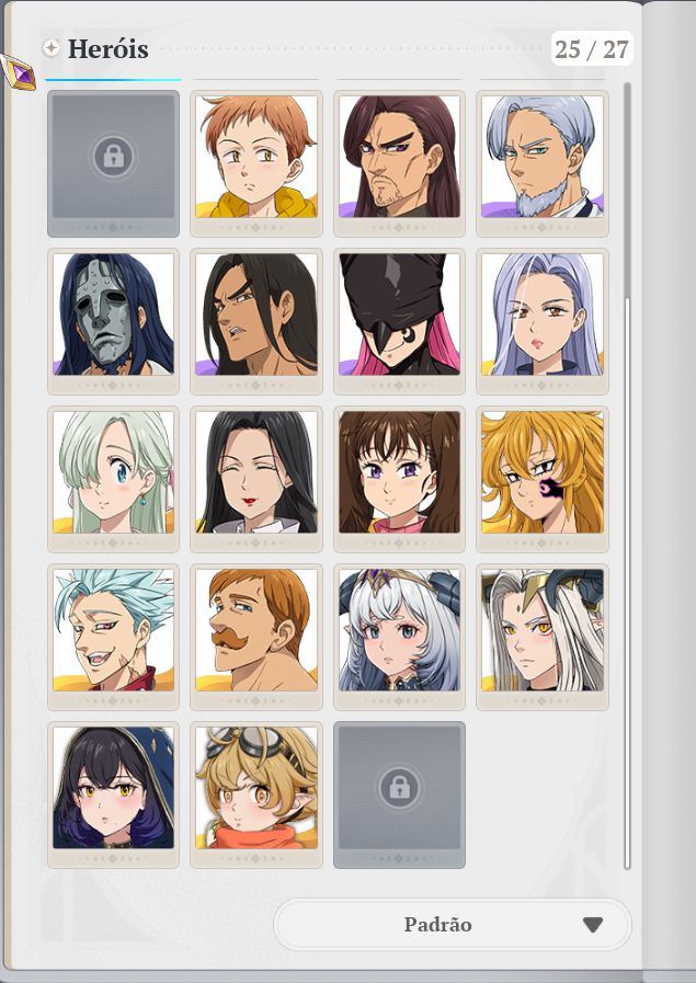 CONTA 7DS ORIGIN - Ban P7 e Meliodas P8 - End Game