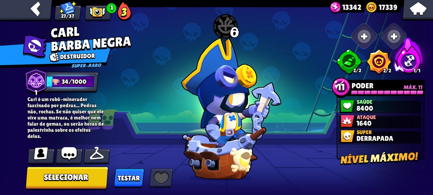 CONTA BRAWL STARS 31K DE TROFÉUS LOTADA DE SKIN