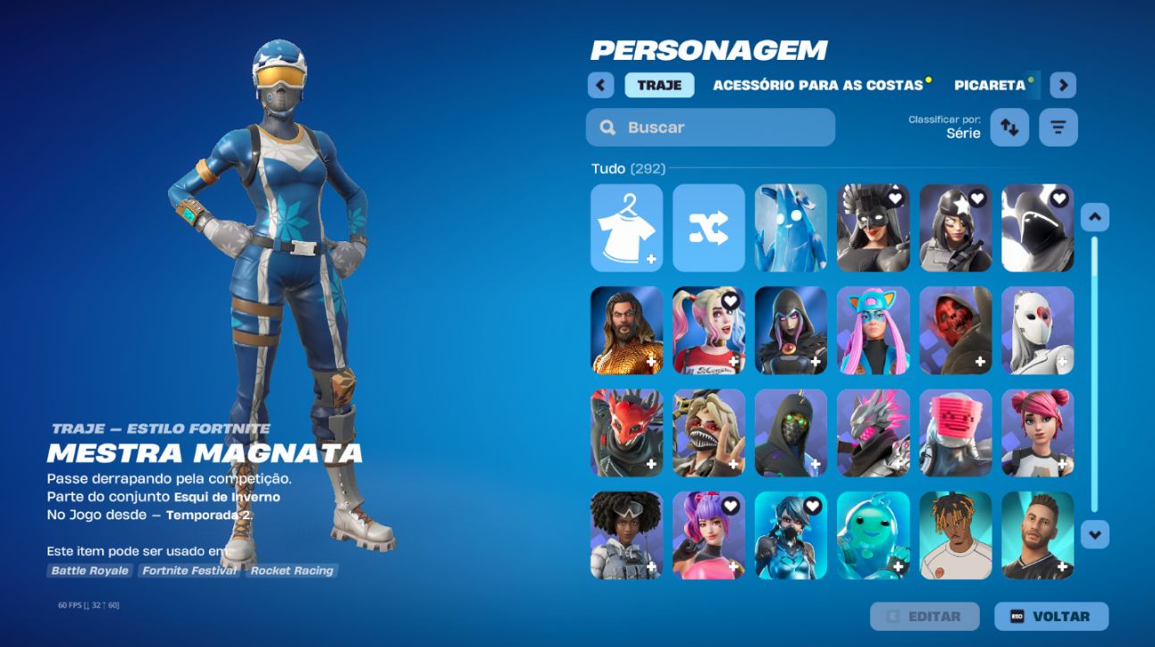 CONTA DE FORTNITE COM SKINS RARAS E SALVE O MUNDO COM VBUCKS