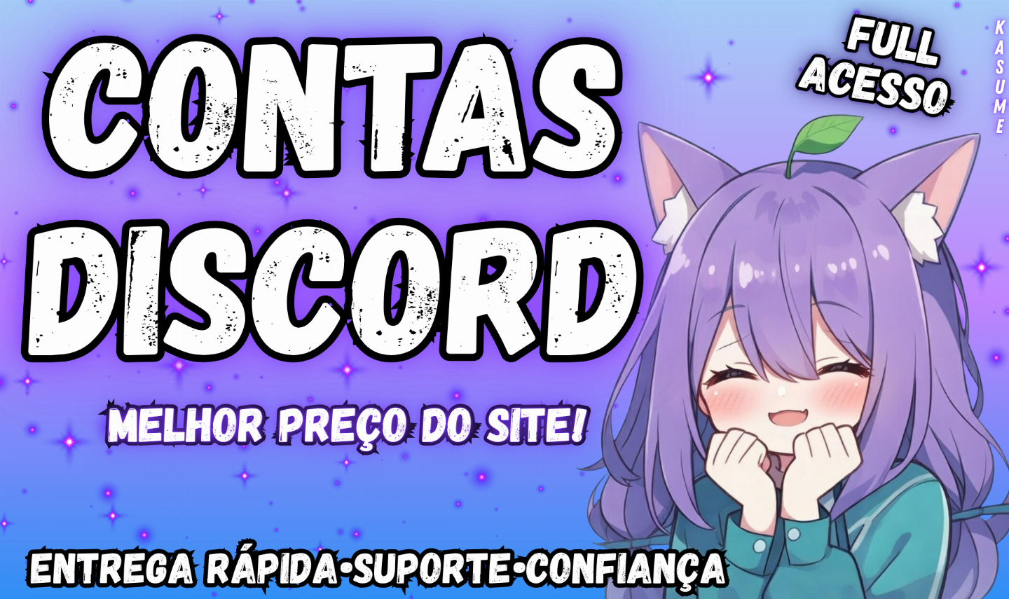 Contas Discord com +30d | Contas Nitrada Trimestral | Melhor Preço do Site