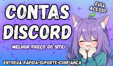 Contas Discord com +30d | Contas Nitrada Trimestral | Melhor Preço do Site