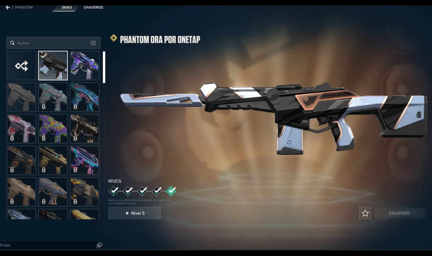 Conta FA Valorant / BASTANTE SKINS / PRATA 1