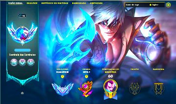 LEE SIN DRAGÃO LENDÁRIA + [ DIAMANTE COM 75 PDLS ] + [ COM MMR ALTÍSSIMO ]