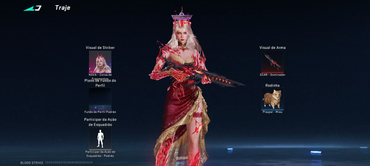 Conta Blood Strike nível 25