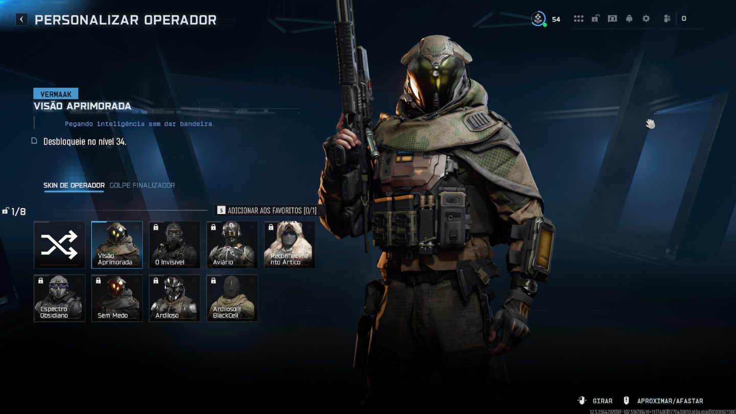 CONTA WARZONE - OPERADORES - PEDRA SANGUÍNEA - FULL ACESSO