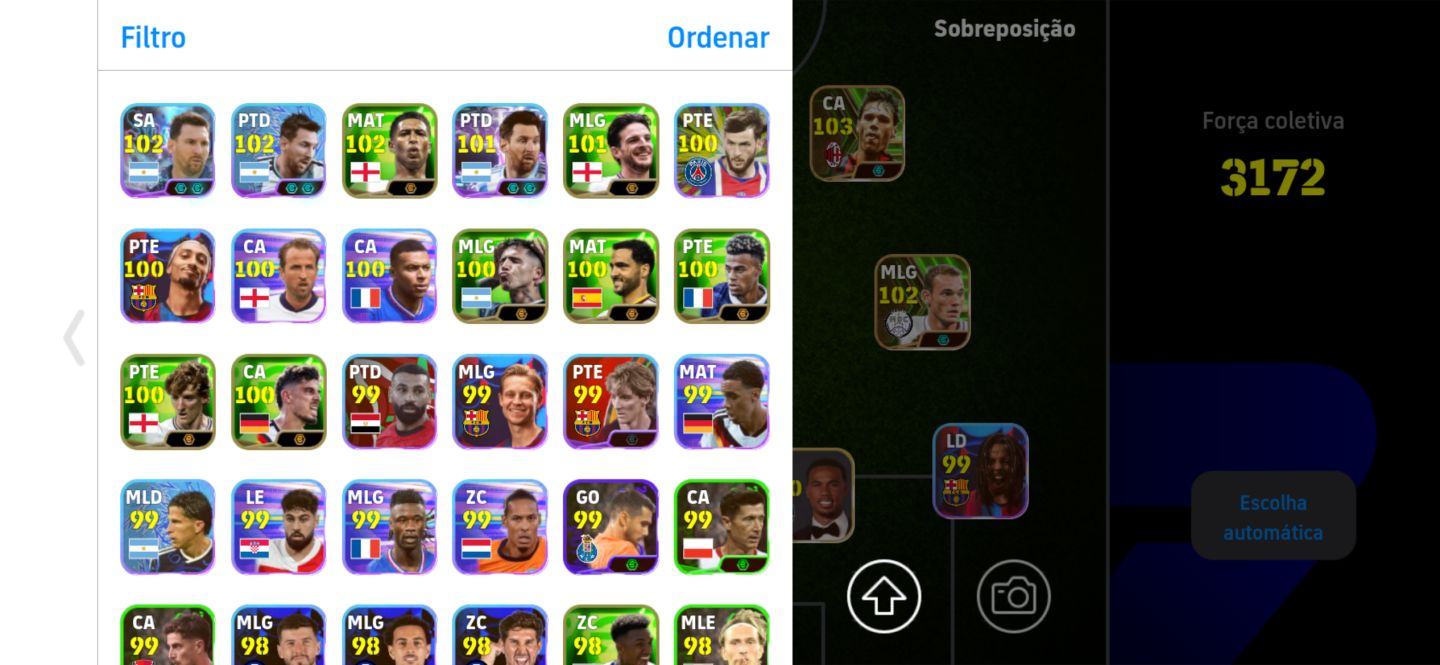 Conta eFootball 3172 de Força Coletiva | Oferta Especial