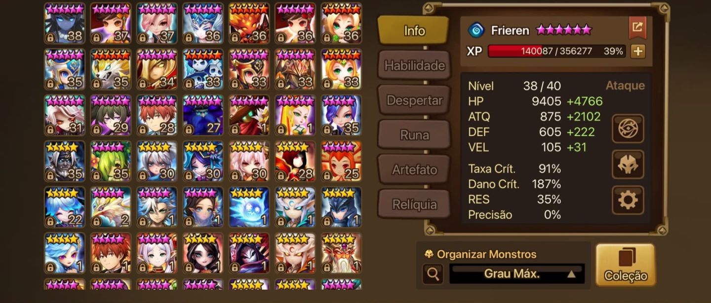 Acc global com Lúcifer de skin . Triple ld